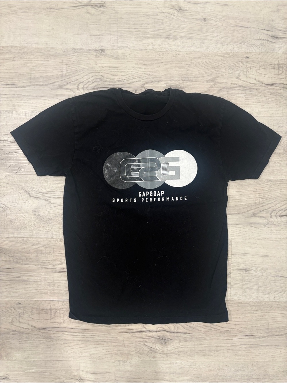 GAP Black Graphic Sports Performance Tee